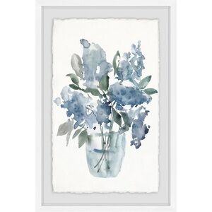 Water Flower II " by Julia Posokhova Painting Print Highland Dunes Preowned